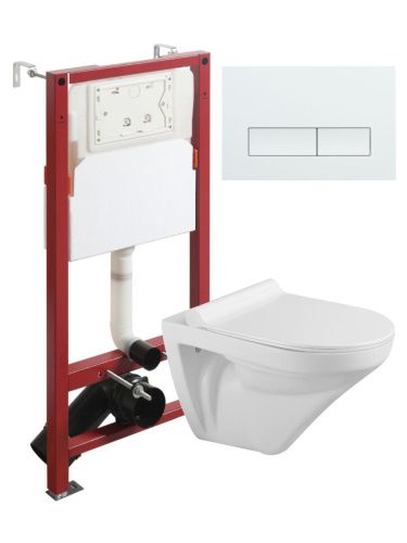 Комплект унитаз с инсталляцией и клавишей смыва Agger ATI06100+APB288 - фото 2