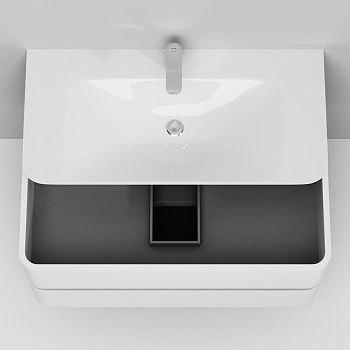 Раковина из искусственного камня Am.Pm Sensation M30WPC1001WG 100х50 встраиваемая цвет белый 1 отверстие под смеситель