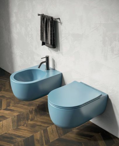 Биде подвесное Olympia Milady MIL220133 цвет бирюзовый - фото 2