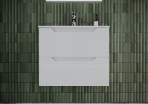 Тумба под раковину Sancos Norma 2.0 NR2.060W 60х50 подвесная цвет белый - фото 4