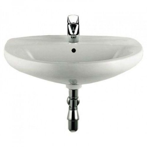 Раковина из сантехнического фарфора Roca Victoria 732739300Y 60х50 подвесная цвет белый - фото 2