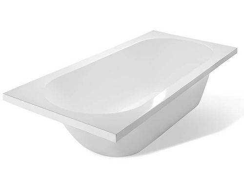 Ванна из литьевго мрамора Taliente Orta OR18080 180х80 пристенная прямоугольная без ножек и каркаса - фото 4