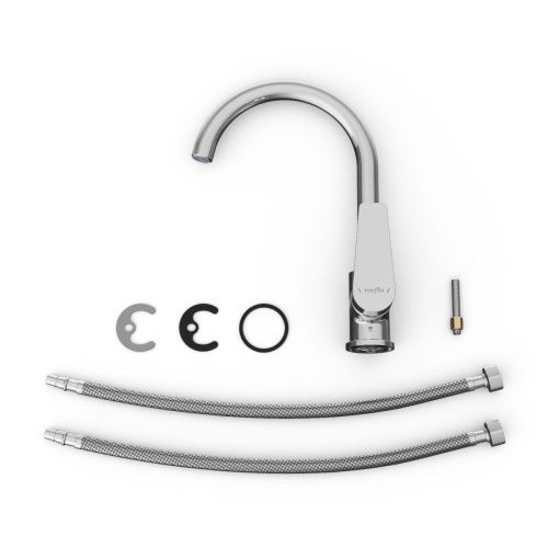 Смеситель для кухни Tokito TOYAMA TOK-TOY-1013 на мойку хром - фото 3