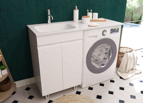 Тумба с раковиной Эстет Barcelona Luxe ФР-00007065 120х50 напольная цвет белый - фото 2