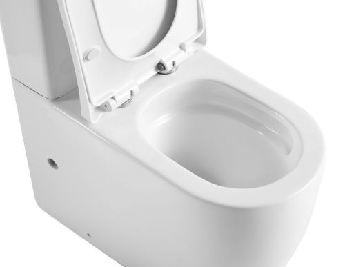Унитаз-компакт напольный с бачком Iberica Blanca Bilbao maxi IB.BLM.124.1B1 белый с сиденьем микролифт безободковый смыв торнадо - фото 5