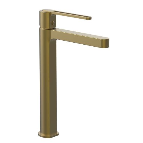 Смеситель для раковины Vincea Rondo VBF-1R2BG на столешницу золото - фото 2