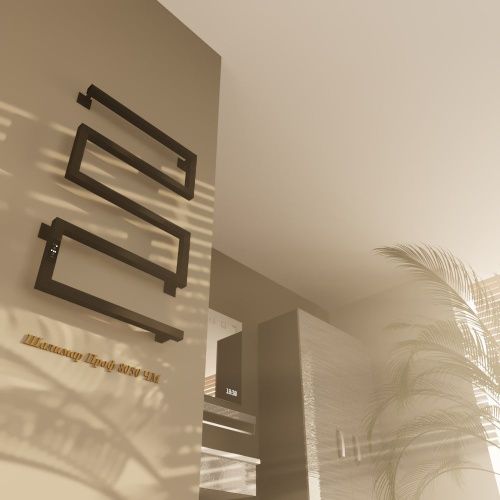 Полотенцесушитель электрический Altasan ШалимарПроф ШалимарПроф8050ЧМ 50х85 черный - фото 4