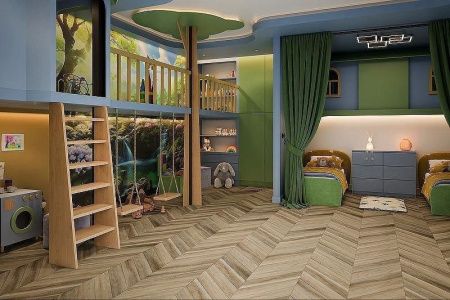 Кварцвиниловая плитка Damy Floor CHEVRON LVT DF06-Ch-LVT Амбуаз толщина 0.25 см 43 класс 600х127