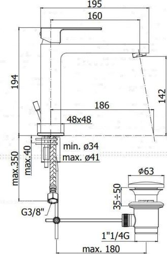 Смеситель Paffoni Elle ELX073CR на раковину хром - фото 2