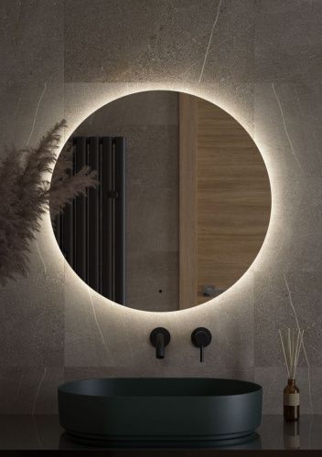 Зеркало с подсветкой Defesto OPTI DF 2844R 70х70 подвесное - фото 3