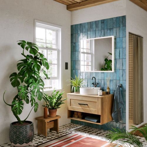 Зеркало с подсветкой Aqwella Y VIS0208AH 80х70 - фото 2