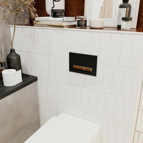 Клавиша смыва механическая Lavinia Boho RelFix 38050602 цвет черный/коричневый - фото 4