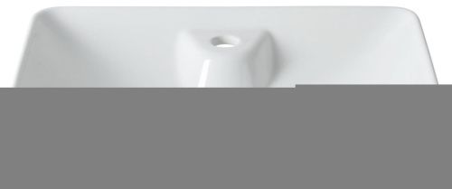 Раковина керамическая Allen Brau Fantasy 4.11015.20 50х40 накладная цвет белый 1 отверстие под смеситель - фото 3