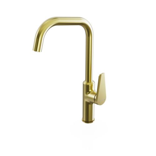 Смеситель для кухни Tokito KIN TOK-KIN-1013 на мойку золото - фото 3