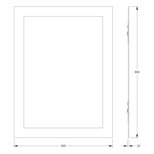 Зеркало Evoform Fashion BY 0418 60х80 подвесное - фото 2