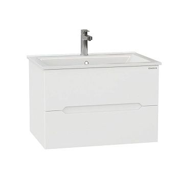 Тумба под раковину Onika Айленд 107063 70х50 подвесная цвет белый