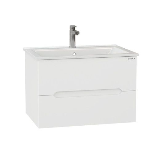 Тумба под раковину Onika Айленд 107063 70х50 подвесная цвет белый