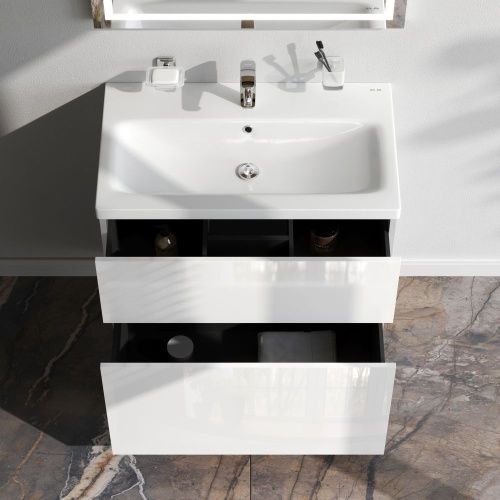 Тумба под раковину Am.Pm Gem M90FSX07522WG32 80х40 напольная цвет белый - фото 3