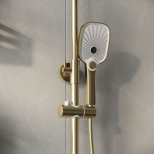 Душевая стойка Grossman Advans 500.K35.09.320 настенная цвет золото - фото 5