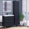 Тумба под раковину Uperwood Tanos 291020333 70х50 напольная цвет черный