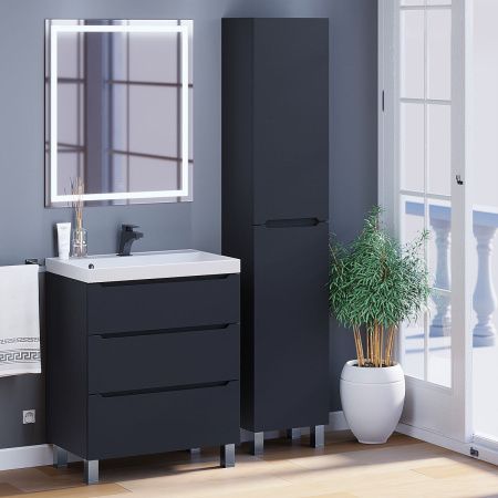 Тумба под раковину Uperwood Tanos 291020333 70х50 напольная цвет черный