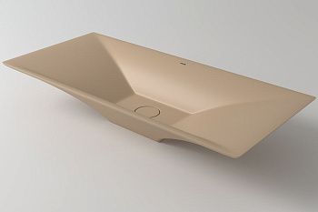 Раковина из искусственного камня Holbi SIRIUS 77 1.02.018.11.3 80х40 накладная цвет бежевый