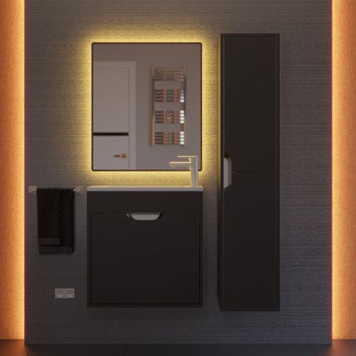 Тумба с раковиной Uperwood UPD Modul 393020547 60х20 цвет черный - фото 4