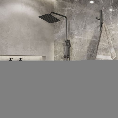 Душевая стойка Grossman Cosmo 500.K35.02.420 настенная цвет черный - фото 3