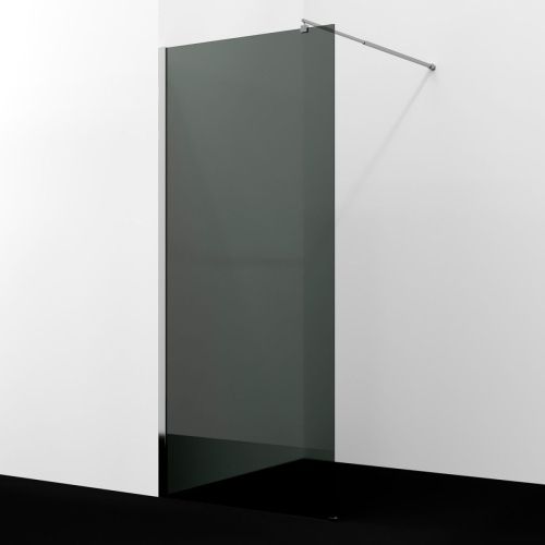 Душевая перегородка Wasserkraft Rur 30W 30W40-TG 120х200 стекло тонированное профиль хром - фото 3