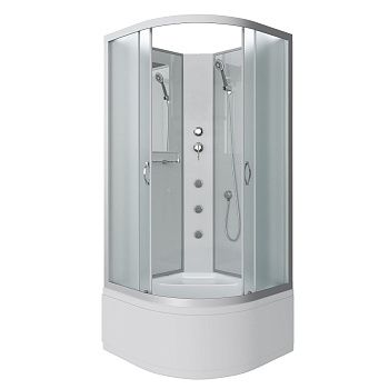 Душевая кабина Niagara Classic 23091424BKG 100х100 четверть круга без крыши ориентация универсальная