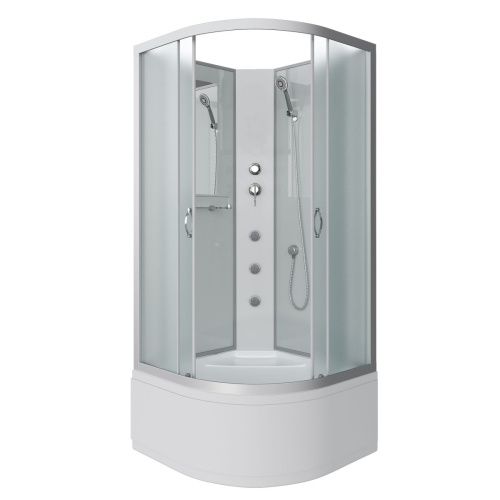 Душевая кабина Niagara Classic 23091424BKG 100х100 четверть круга без крыши ориентация универсальная