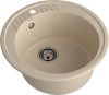 Кухонная мойка Granfest Rondo R-520 кашемир 50х50 цвет бежевый поверхность матовая
