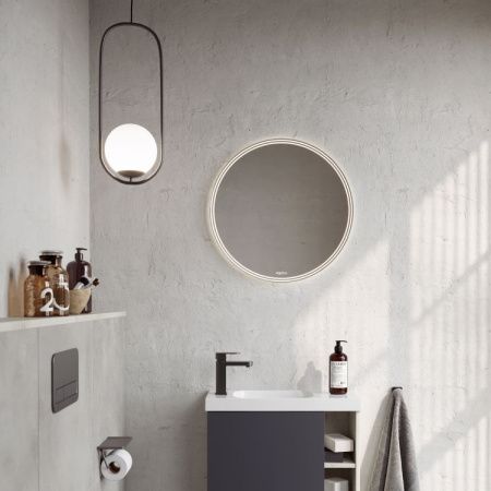 Зеркало с подсветкой Aqwella Y MOON0208CH 80х80