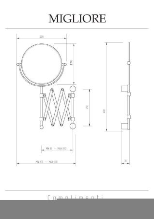 Косметическое зеркало Migliore 21976
