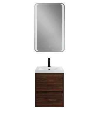 Тумба под раковину Art&Max Family-M Family-M-400-2C-SO-BO 40х40 подвесная цвет коричневый