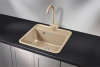 Кухонная мойка Granula Стандарт 5001, БЕЖЕВЫЙ 50х50 цвет бежевый поверхность матовая