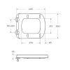 Крышка сиденье для унитаза BelBagno Aurora BB8604SC
