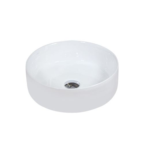 Раковина из сантехнического фарфора Melana 320300-805 40х40 накладная цвет белый без отверстий под смеситель - фото 3