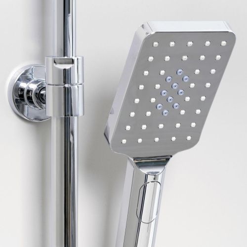Душевая стойка Wasserkraft A19901 настенная цвет хром с термостатом - фото 5