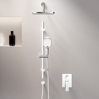 Душевая система Damixa Gala 953530000 встраиваемая в стену цвет хром