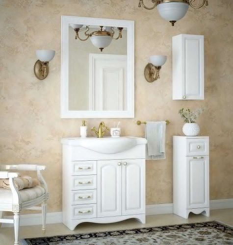 Тумба под раковину Corozo Классика SD-00000351 80х30 напольная цвет белый - фото 3