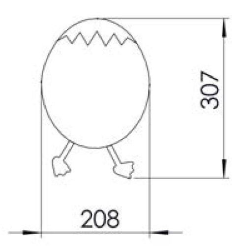 Зеркало Creavit DUCKY DC30035-BB 20х30 - фото 2