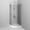 Душевой уголок Am.Pm X-Joy W88E-205-080MT64 80х80 стекло прозрачное профиль хром с поддоном