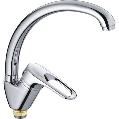 Смеситель для кухни Cron CN4104-2 на мойку хром - фото 2