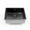 Кухонная мойка Grandex Aqua 5041743 55х45 цвет серый поверхность матовая