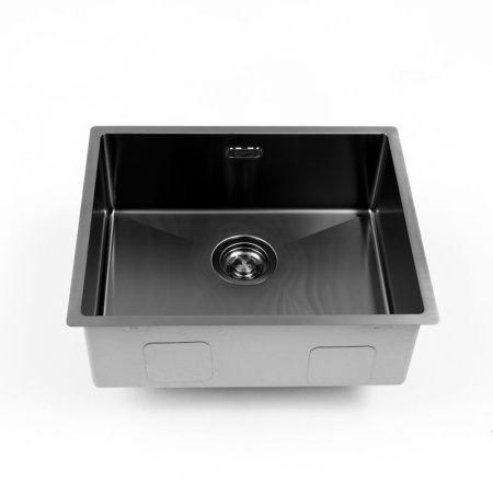 Кухонная мойка Grandex Aqua 5041743 55х45 цвет серый поверхность матовая