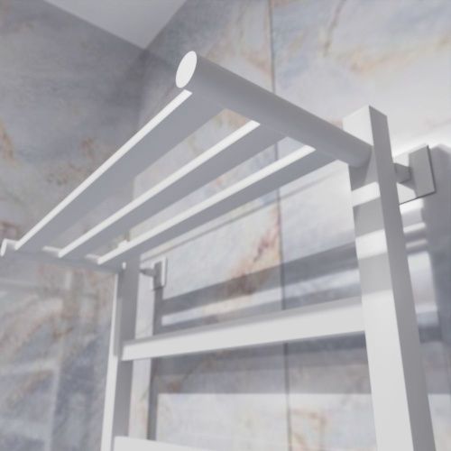 Полотенцесушитель электрический Altasan ПарусПроф ПарусПроф8050ПБМ 55х80 белый - фото 5