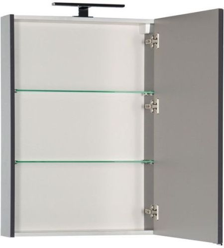 Зеркало-шкаф Aquanet Алвита 00183989 60х90 подвесной цвет серый - фото 2