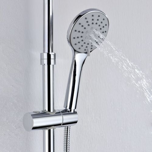 Душевая стойка Wasserkraft A066 настенная цвет хром - фото 4