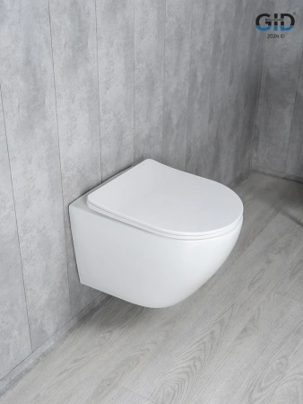 Унитаз подвесной Gid Tornado 62258Y белый с сиденьем микролифт безободковый смыв торнадо